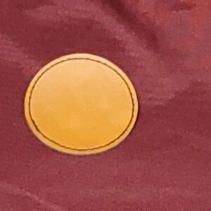 Leather Iron-on Patches Circle