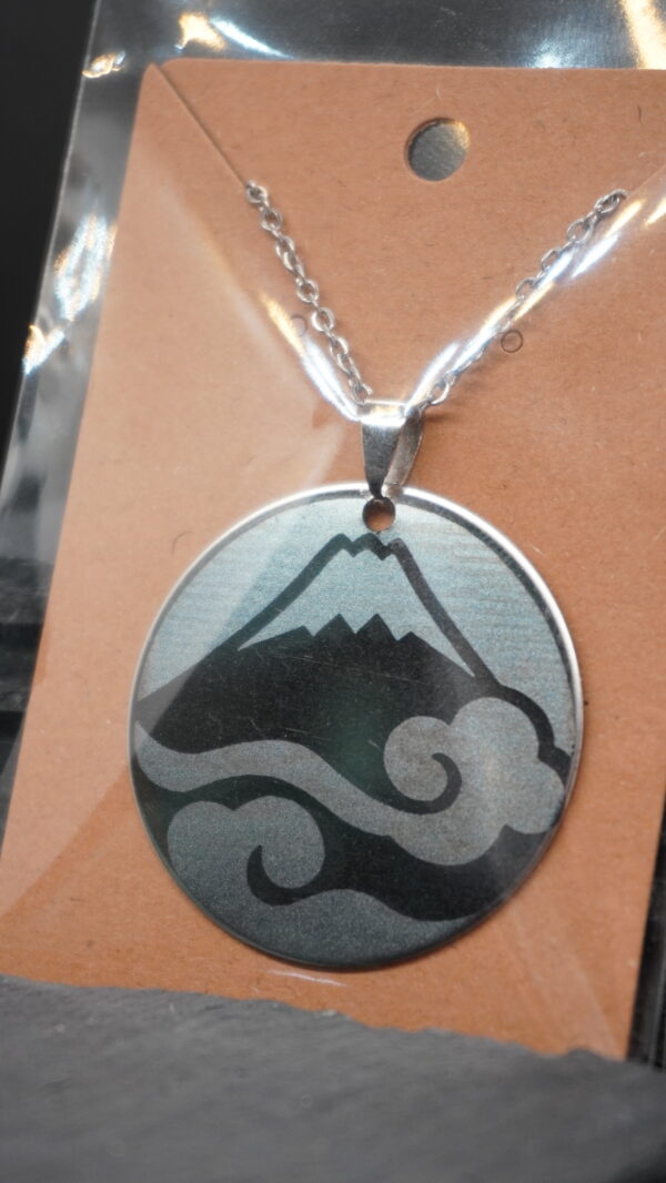 Circle Pendant and Chain