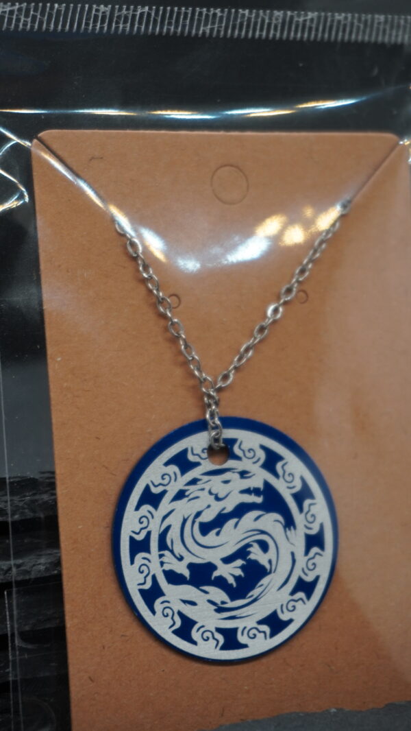 Circle Pendant and Chain - Image 3
