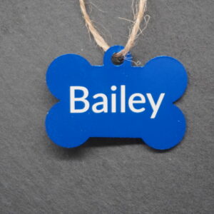 Metal Pet Tags - Bone
