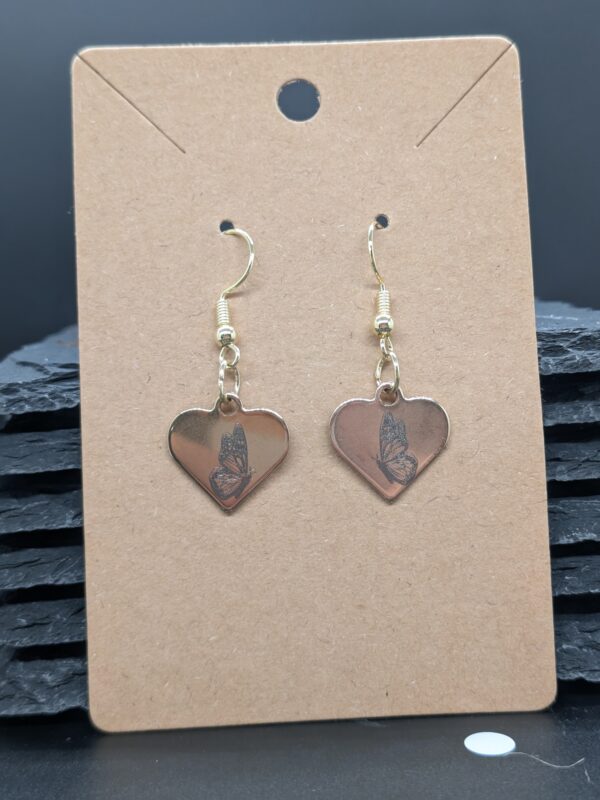 Earring Hearts - Silver - Image 3