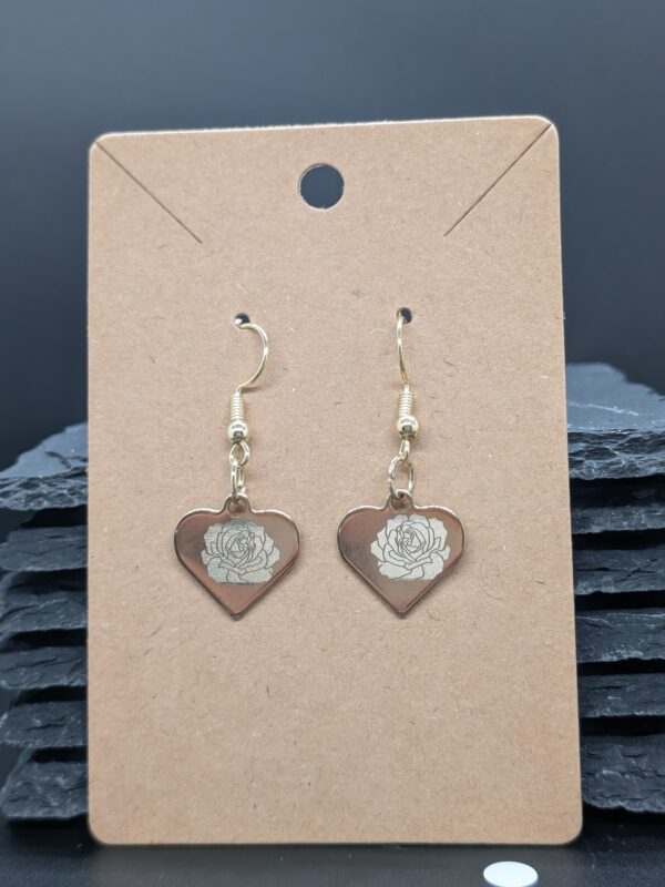 Earring Hearts - Silver - Image 4