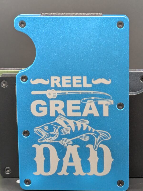 RFID blocking wallet (Blue)