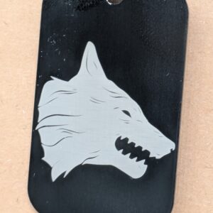 Dog Tag Pendant and Chain