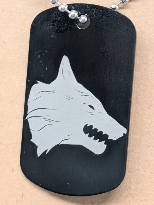 Dog Tag Pendant and Chain
