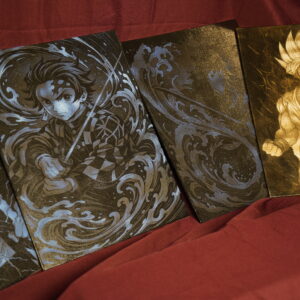 Custom Laser Engraved Art on Canvas Panel 8x10"